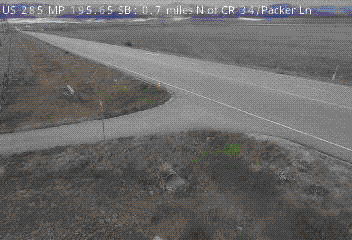 CDOT camera: 0.7 miles N of CR 34/Packer Ln in Jefferson