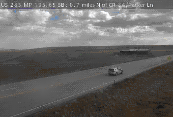 CDOT camera: 0.7 miles N of CR 34/Packer Ln in Jefferson