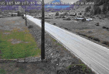 CDOT camera: 0.2 miles N of CR 60 in Grant