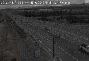 CDOT camera: CO 9/Main St in Fairplay